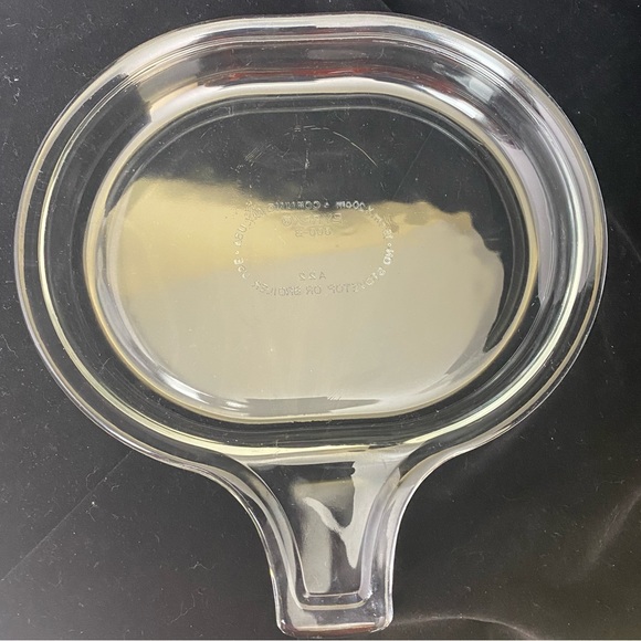 Vintage EUC Set of 2 Pyrex Corning 600-B Grab It Single Serve Microwave Plates - Picture 3 of 13